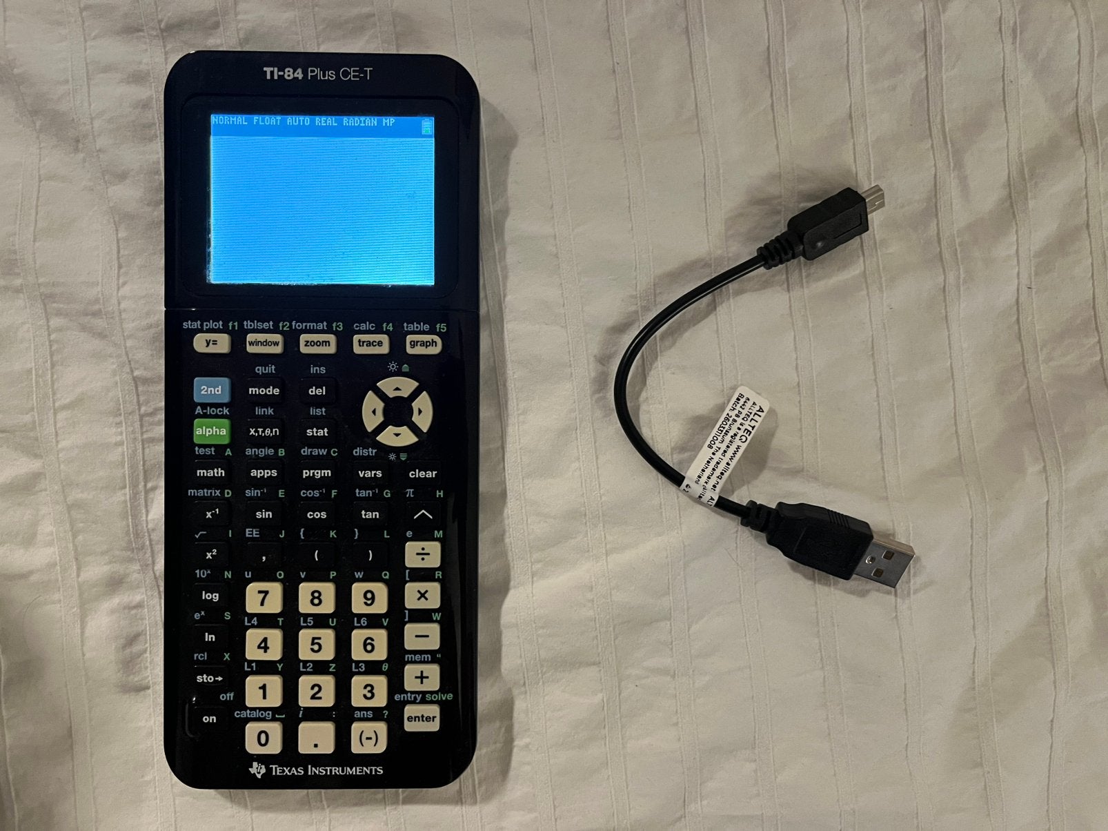 TI-84 Plus CE-T grafische rekenmachine, Ophalen, Grafische rekenmachine, Gebruikt