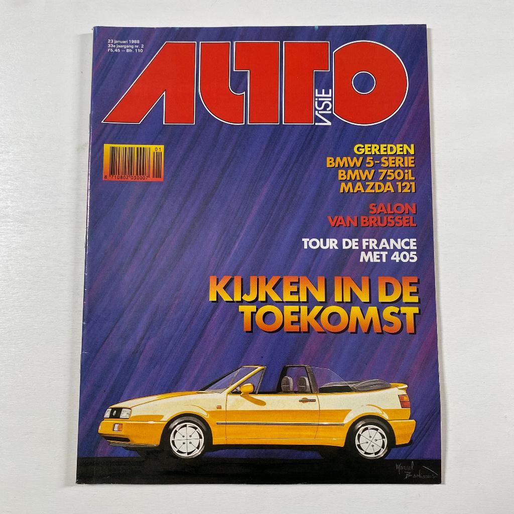 Autovisie Nr. 2 - 23 januari 1988, Ophalen of Verzenden, Gelezen, Algemeen