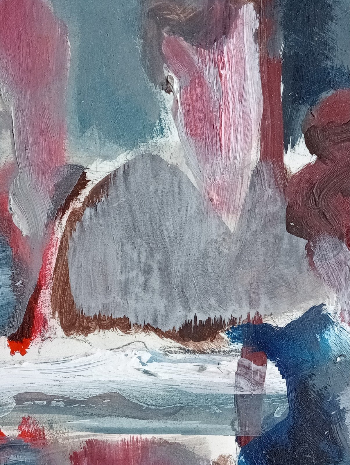 Ballet Danspaar olieverf op papier, Verzenden