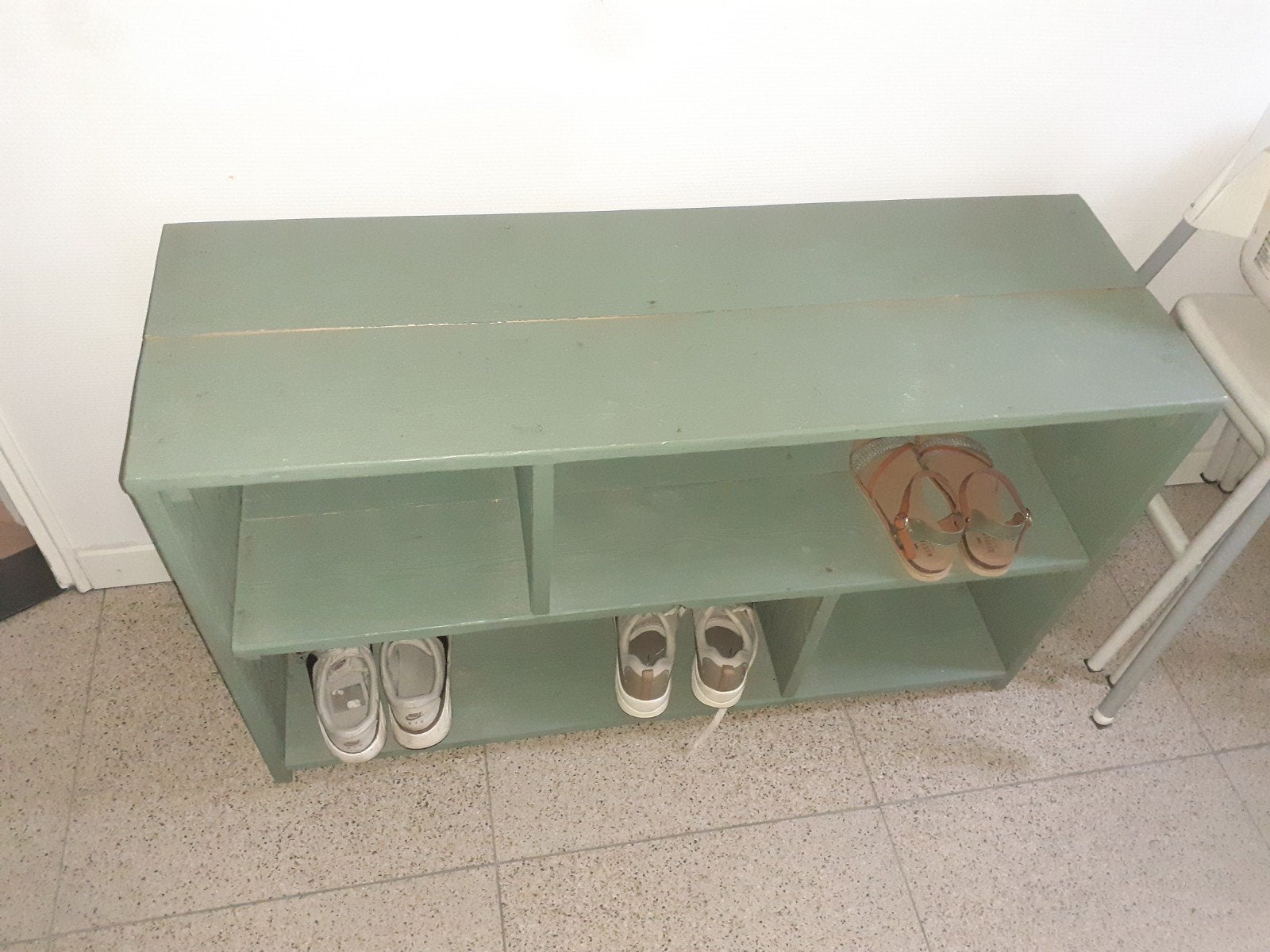 Schoenenkast hal ( steigerhout ), Huis en Inrichting, Ophalen, 25 tot 50 cm, 50 tot 100 cm, Minder dan 100 cm