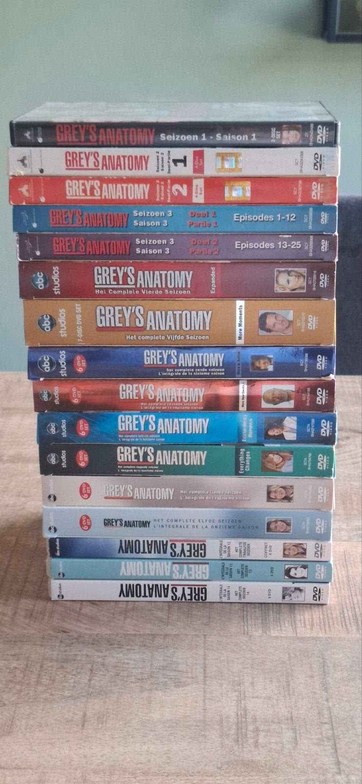 Grey's Anatomy dvd's, Cd's en Dvd's, Dvd's | Tv en Series, Vanaf 12 jaar, Ophalen, Zo goed als nieuw, Drama