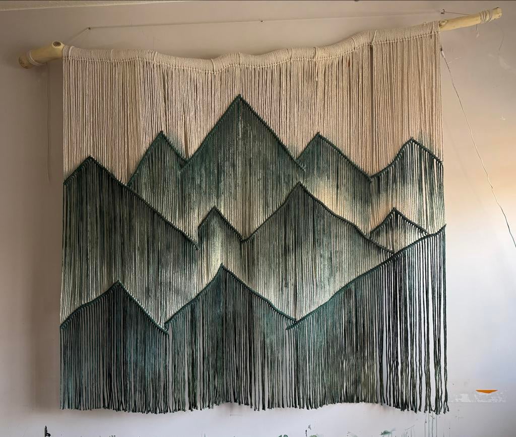 Uniek Wandkleed: Berglandschap met of zonder Verlichting, Ophalen of Verzenden, Nieuw
