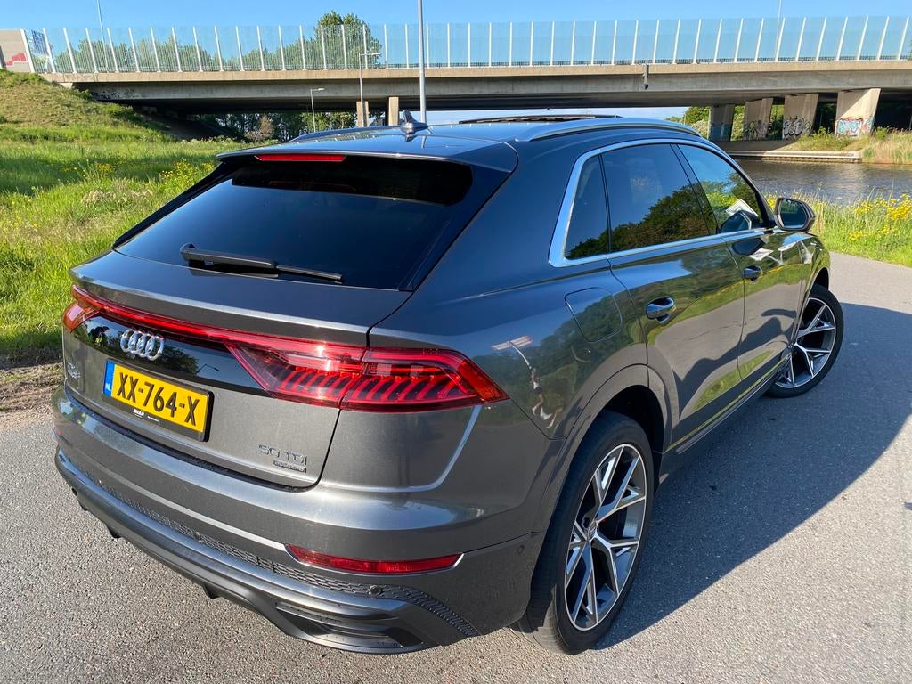 Audi Q8 50 TDI quattro PRO S-LINE | B&O | PANO | 360 | LED, Auto's, Audi, Automaat, Zwart, Parkeerassistent, Bedrijf