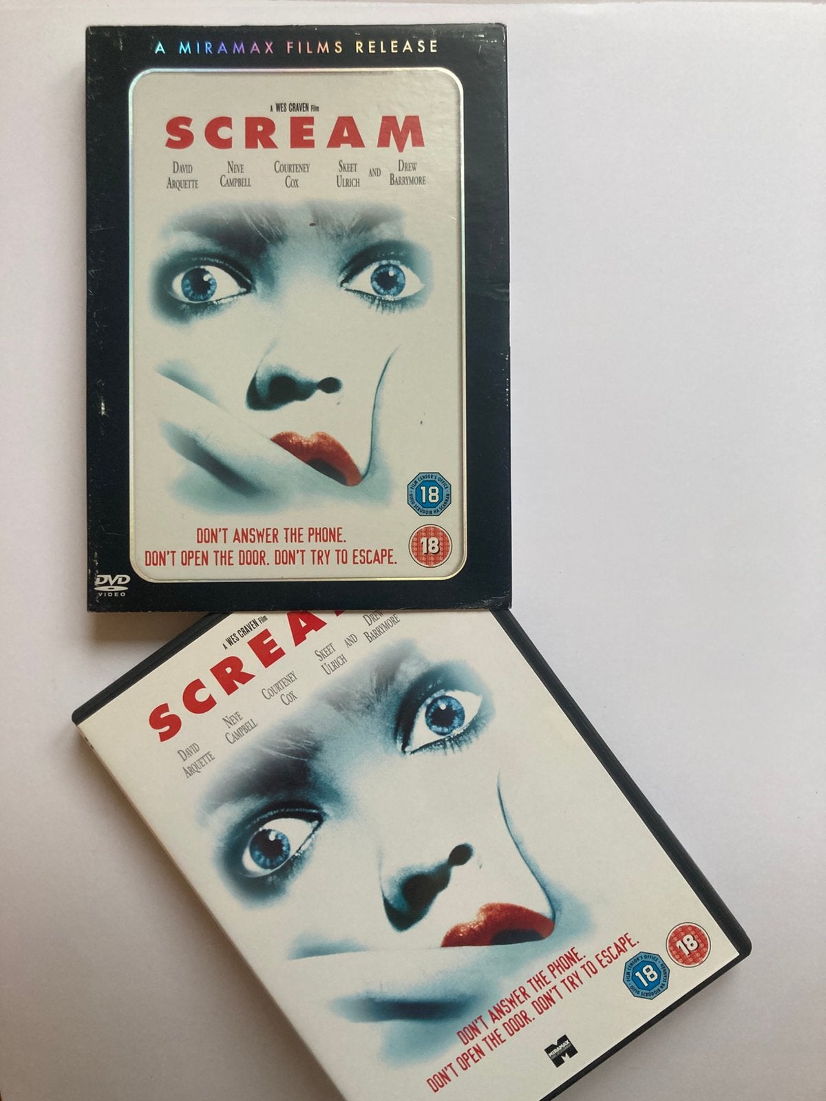 Scream, 1996 / DVD / Wes Craven / Engelse import, Cd's en Dvd's, Dvd's | Horror, Vanaf 16 jaar, Ophalen of Verzenden, Zo goed als nieuw