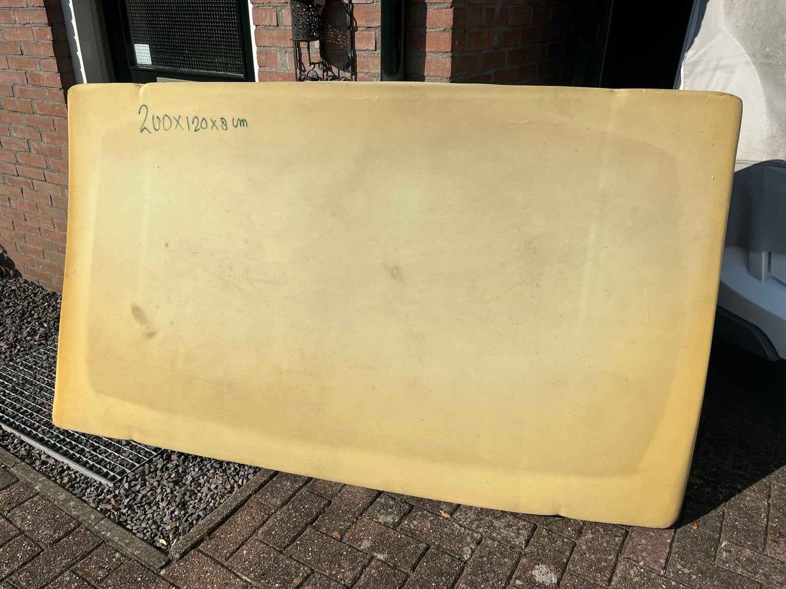 Schuimrubber hard schuim, Ophalen, Gebruikt, 200 cm, 120 cm