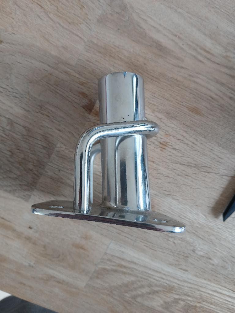 scepterpot hoek RVS 25mm 85graden, Ophalen of Verzenden, Nieuw, Overige typen