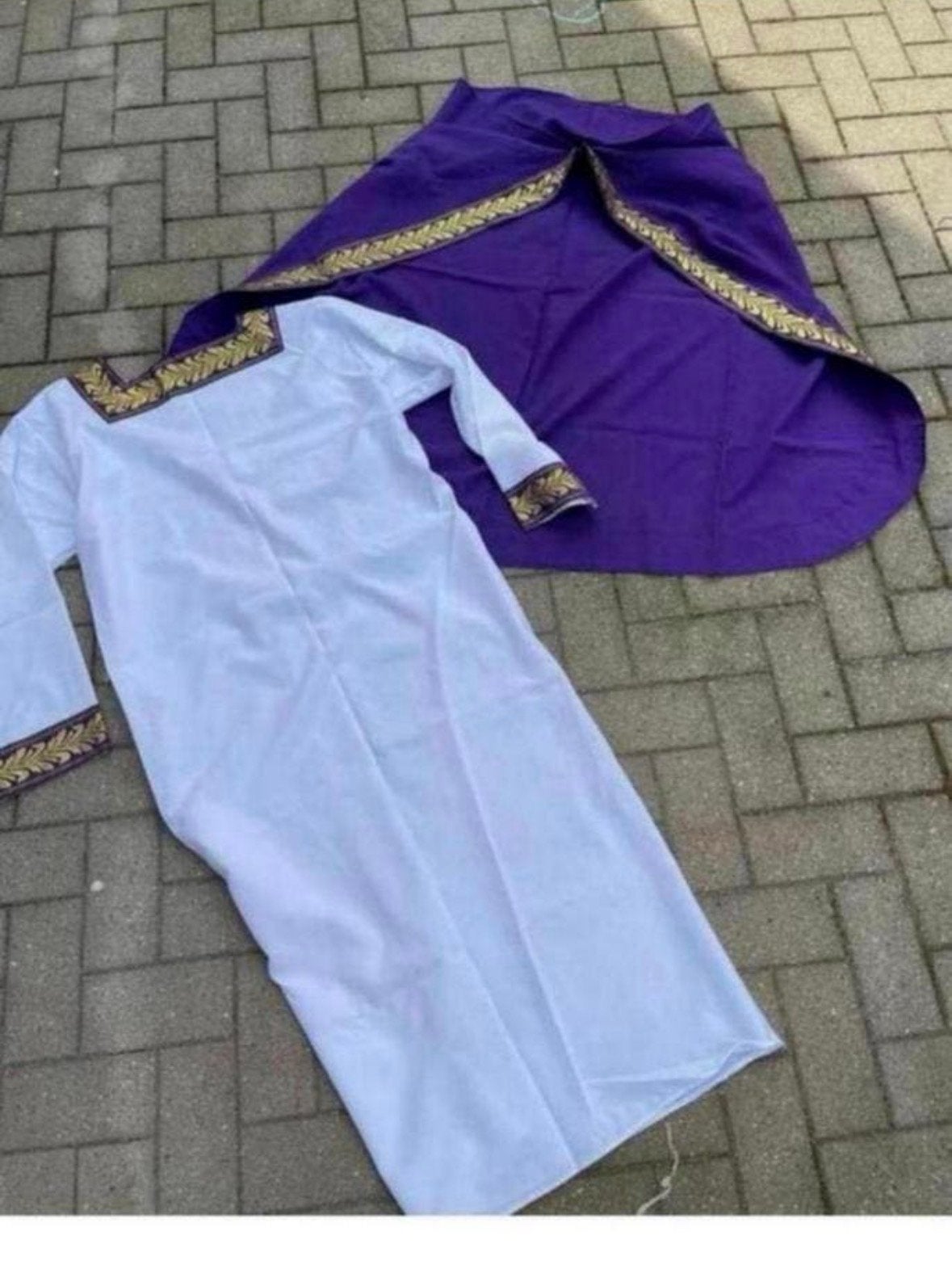 Griekse keizer verkleedkostuum - Maat XL, Kleding | Dames, Carnavalskleding en Feestkleding, Zo goed als nieuw, Kleding, Historisch