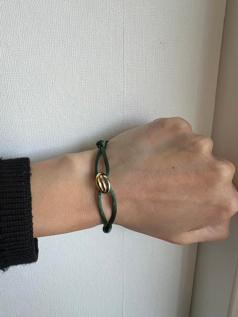 Cartier trinity donkergroen armband nieuw verstelbaar, Sieraden, Tassen en Uiterlijk, Ophalen of Verzenden, Zo goed als nieuw