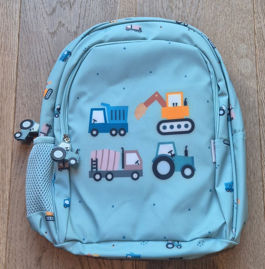 Schooltas 5-10 jaar Groen Truck Tractor Trekker B26 xH35 cm, Overige merken, Verzenden, 25 tot 40 cm, Nieuw