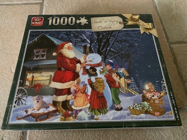 Kerst puzzel 1000 stuks nieuw in folie, Ophalen of Verzenden, 500 t/m 1500 stukjes, Nieuw