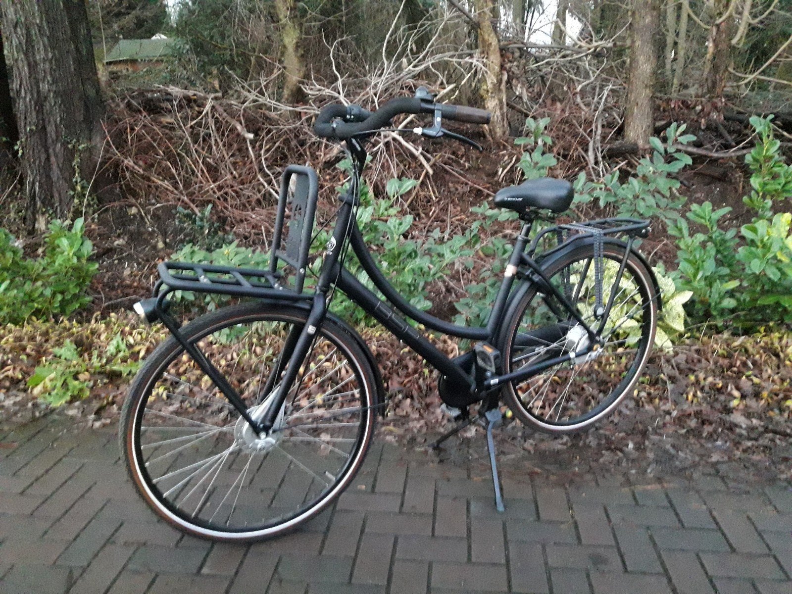 BSP URBAN TRANSPORT SERIES MOEDERFIETS LA SCALA zwart/bruin, Velgrem, Zo goed als nieuw, Versnellingen, 0 zitjes