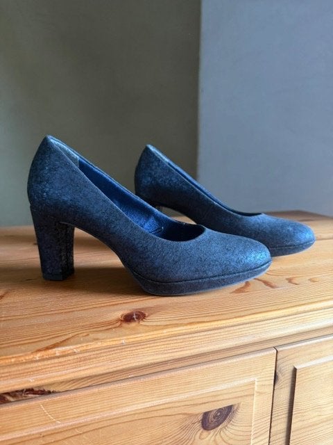 Pumps donkerblauw Tamaris maat 36,5 NIEUW, Tamaris, Pumps, Blauw, Nieuw
