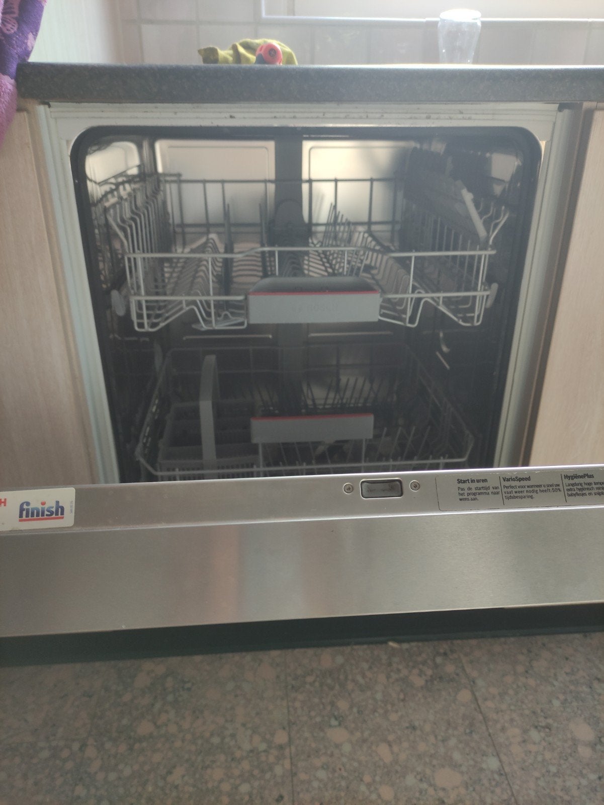 Bosch SuperSilence Inbouw Vaatwasser, Witgoed en Apparatuur, Vaatwasmachines, Ophalen, Inbouw, Kort programma, Minder dan 85 cm