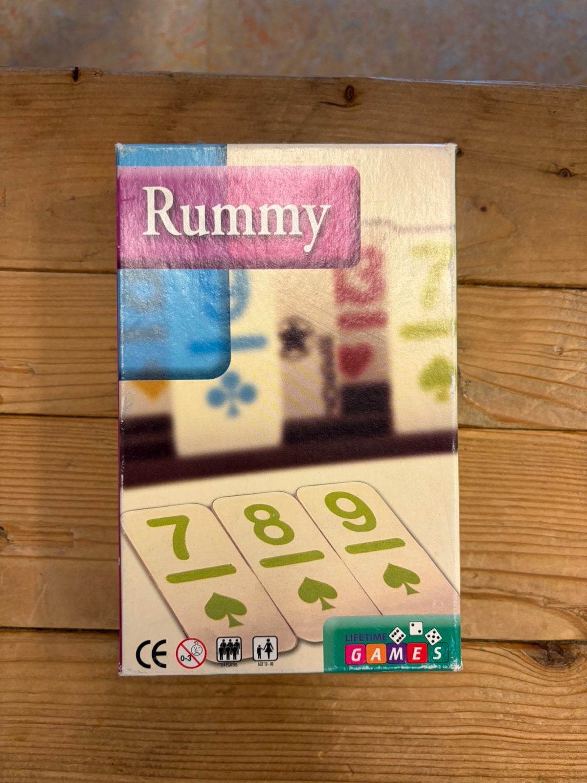 Rummy, Drie of vier spelers, Ophalen, Gebruikt