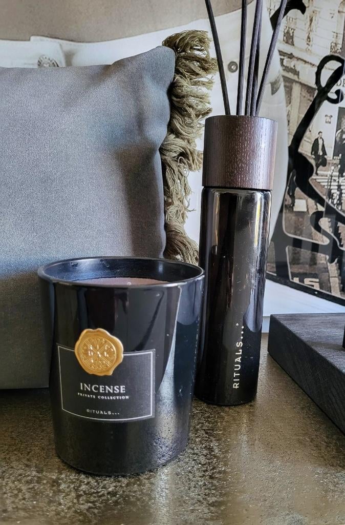 Zeldzame Rituals Incense geurkaars / kaars, nieuw, 360 gram, Overige materialen, Zwart, Nieuw, Ophalen of Verzenden