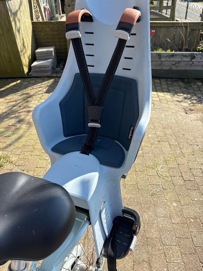 Bobike fietsstoeltje achter, Ophalen, Gebruikt, Achterzitje, Voetsteuntjes