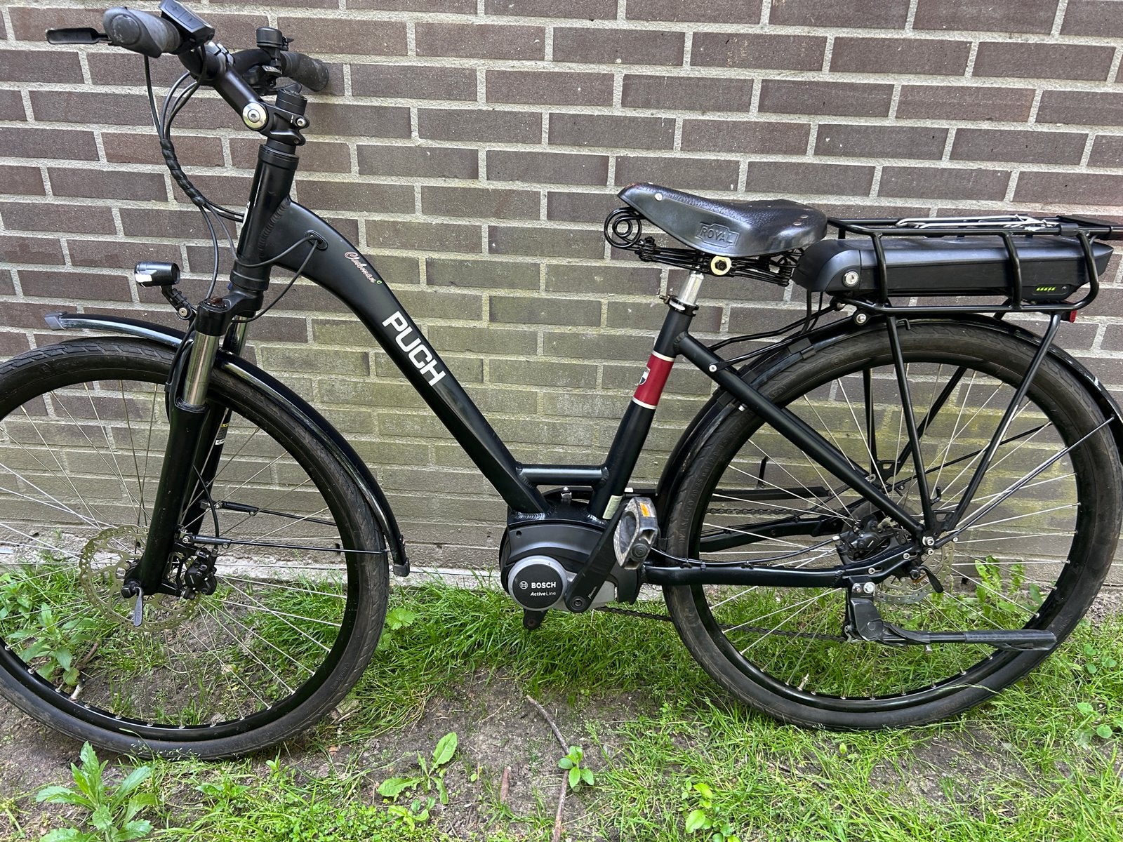Puch Electrische fiets met Bosch  Active Line middenmotor, Gebruikt, 51 tot 55 cm, 50 km per accu of meer, Ophalen