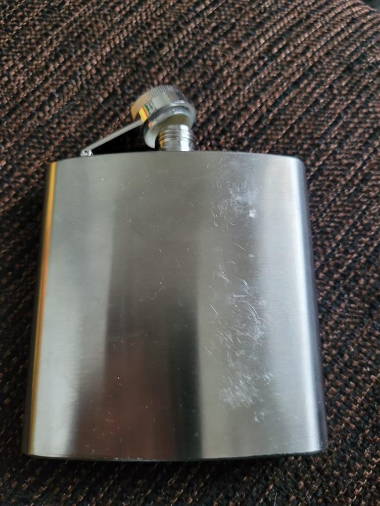 Zakflacon drankflesje stainless steel flesje, Ophalen of Verzenden, Nieuw