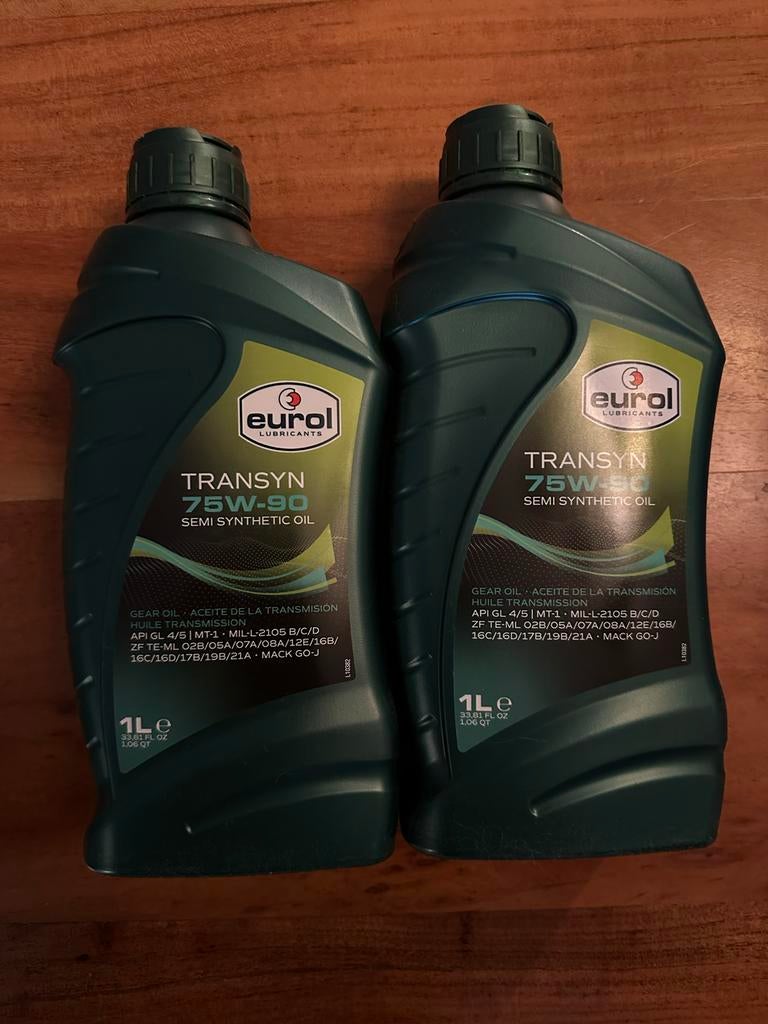 Eurol Transyn 75W-90 Semi Synthetische Transmissieolie, Ophalen of Verzenden, Nieuw