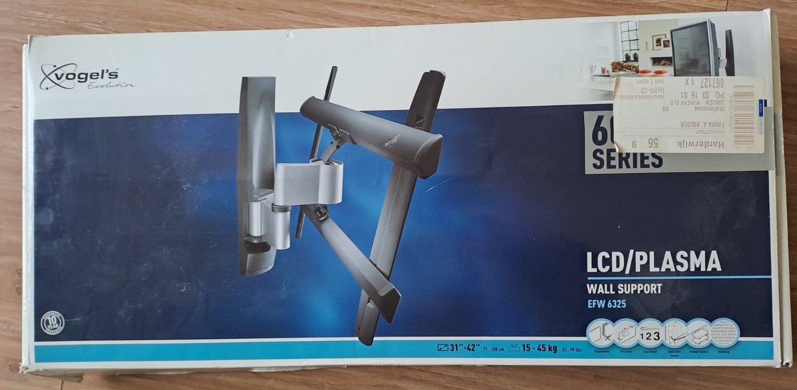 Vogel's EFW 6325 LCD/Plasma Muurbeugel - Nieuw in doos, Ophalen of Verzenden, Nieuw