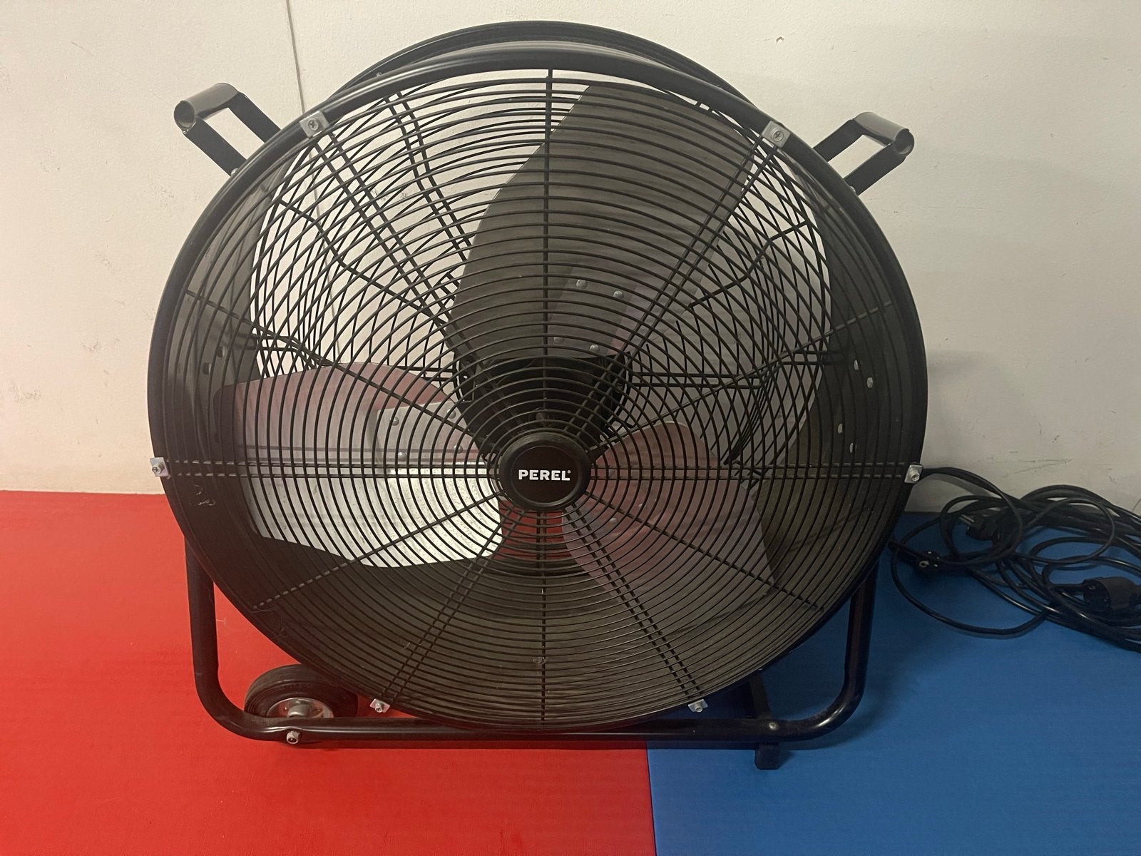 Perel Vloerventilator CFAN0460 met snelheidsregelaar, Ophalen of Verzenden, Gebruikt, Vloerventilator