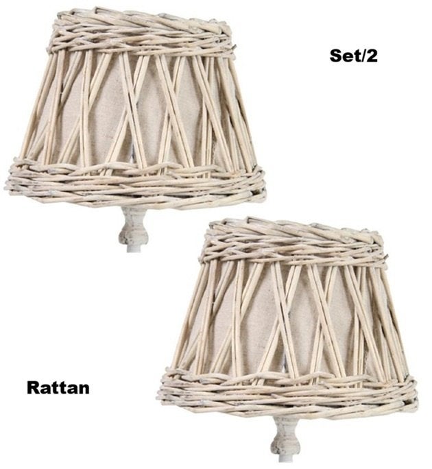 Lampenkap Countryfield rattan D.23 Set/2, Verzenden, Nieuw