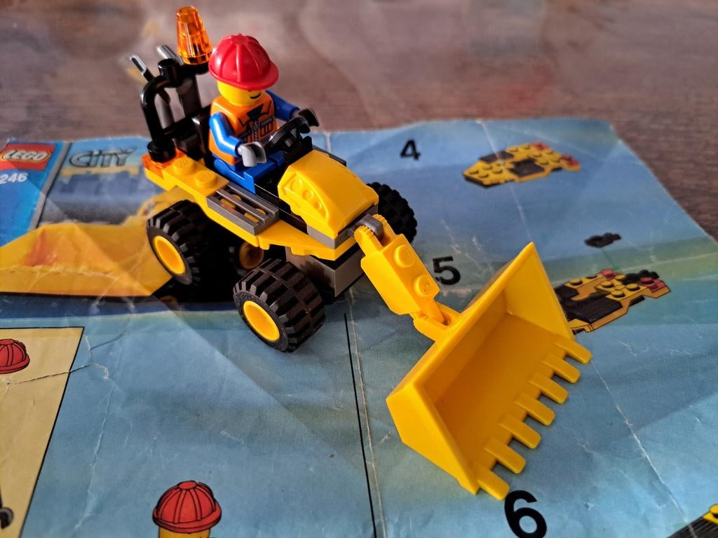 Lego City 7246 Mini Graafmachine met Minifiguur, Compleet, City, Lego, Nieuw