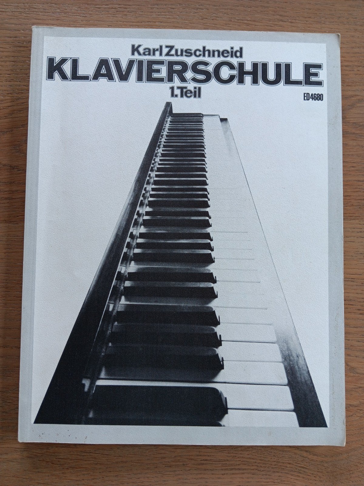 Bladmuziek Piano - Karl Zuschneid - Klavierschule - Teil 1, Gebruikt, Ophalen of Verzenden, Artiest of Componist, Piano
