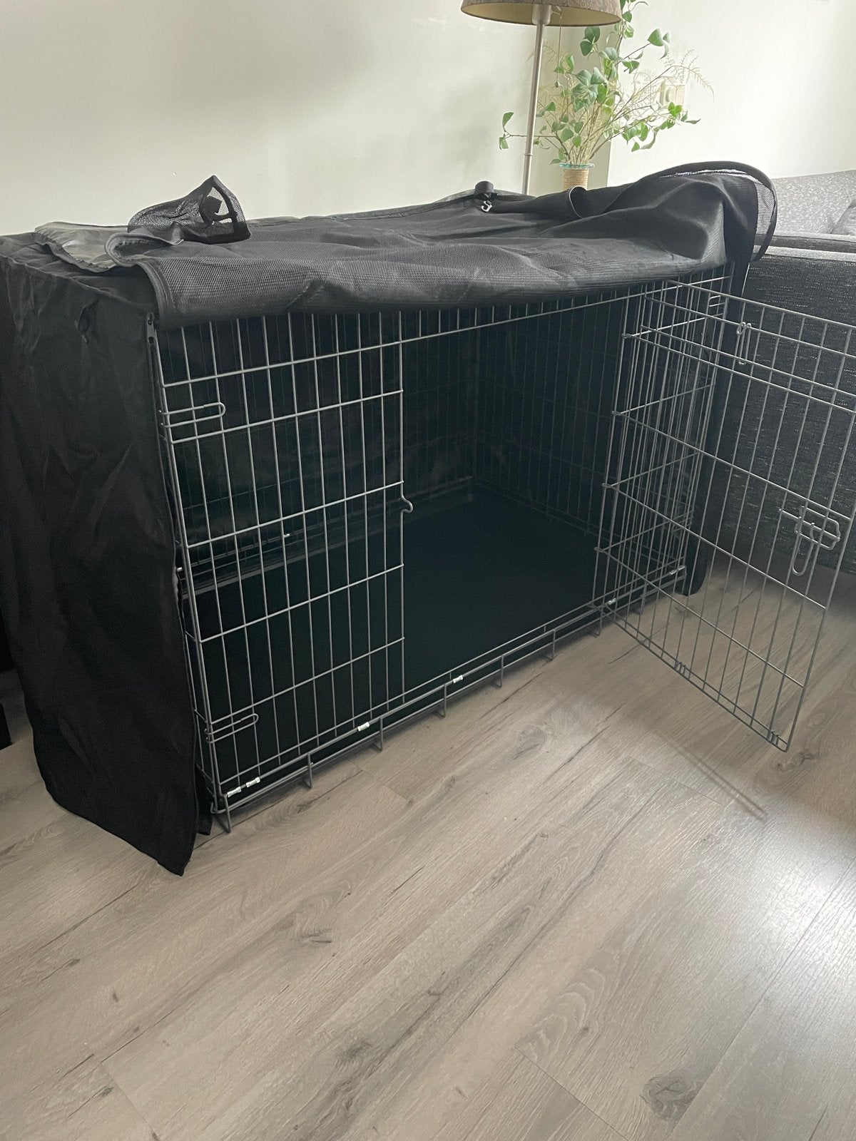 Hondenbench compleet 121x74x82 cm, Adori, Ophalen, Zo goed als nieuw, Overige typen