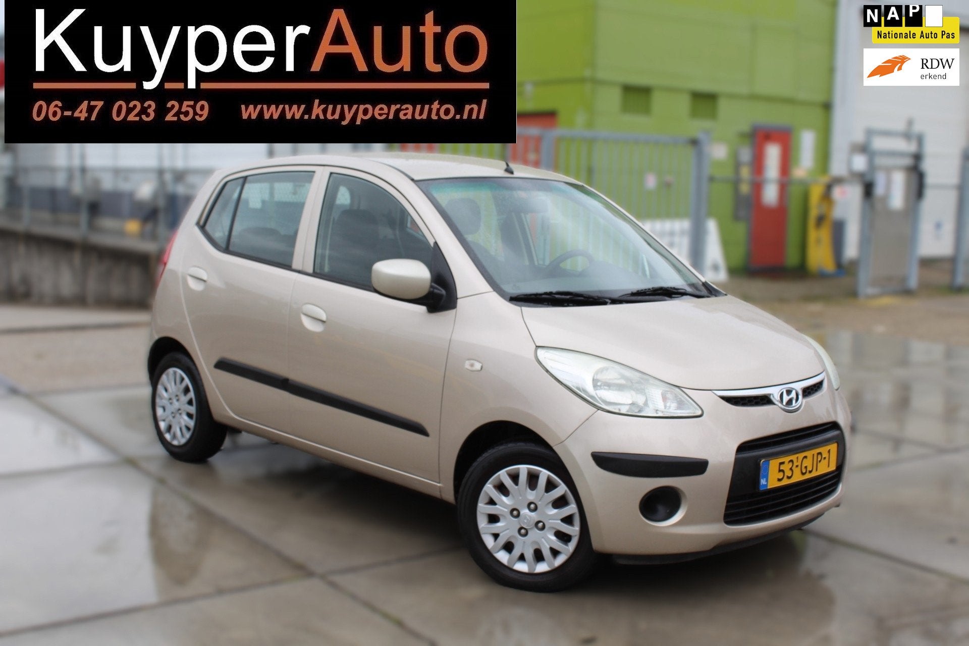Hyundai I10 1.1 Dynamic Cool automaat km nap,,airco Apk 9-9-, Gebruikt, 31 €/maand, 4 cilinders, Origineel Nederlands