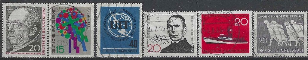 Duitsland 185, Postzegels en Munten, Postzegels | Europa | Duitsland, Gestempeld, BRD, Ophalen of Verzenden