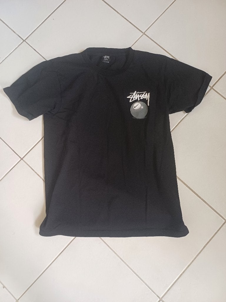 Nike x stussy T-shirt, Maat 48/50 (M), Zwart, Nike, Nieuw