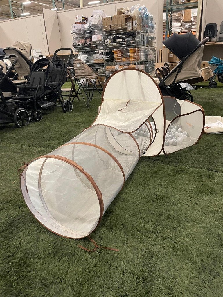 Deryan Luxe Pop Up Speeltent Incluis 45 ballen - Cream/Bruin, Marithaime 8, Ophalen of Verzenden, Zo goed als nieuw, Deryan@deryan.com