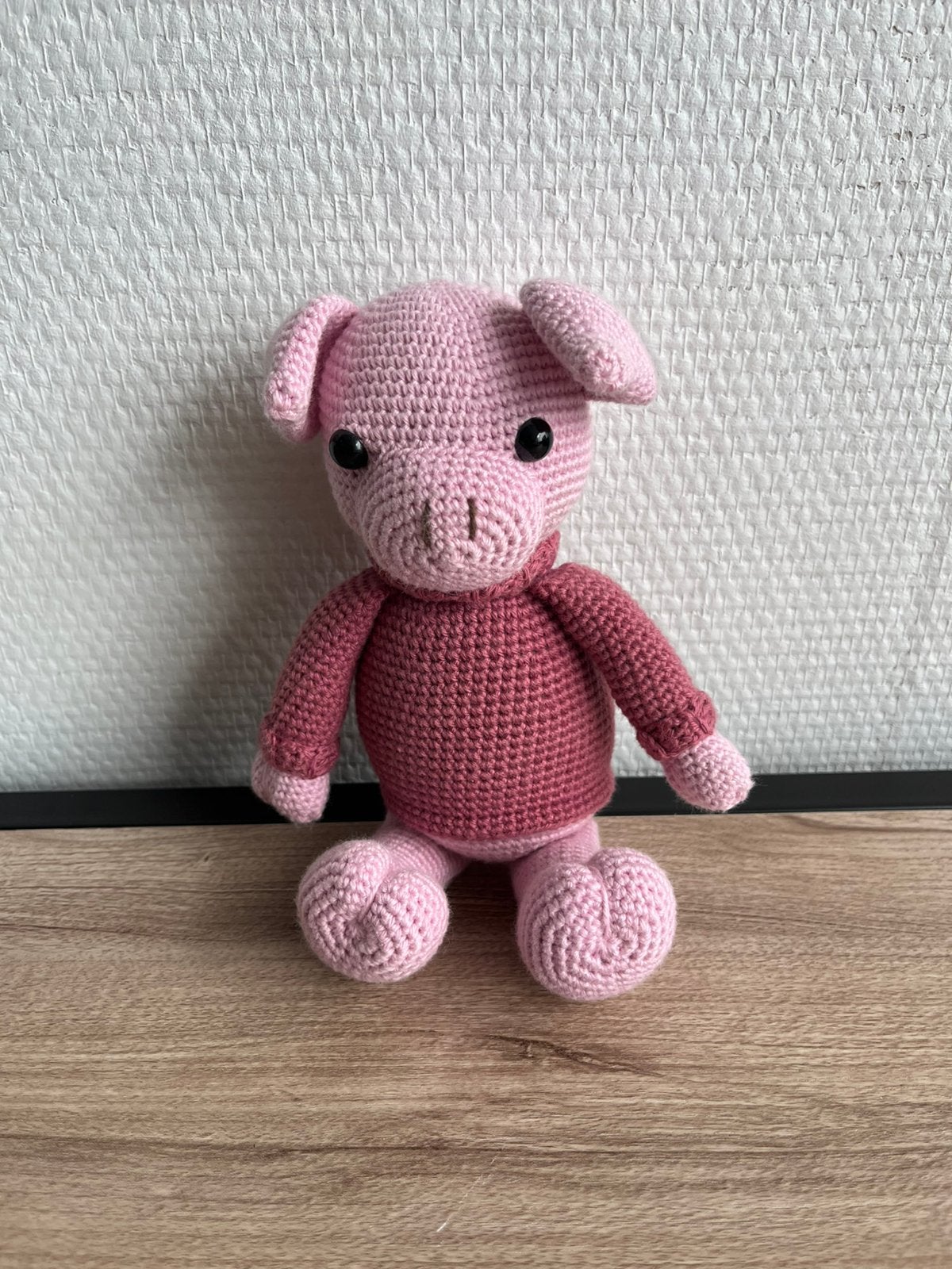 Nieuw gehaakt knuffel varken, Ophalen of Verzenden, Nieuw, Overige typen