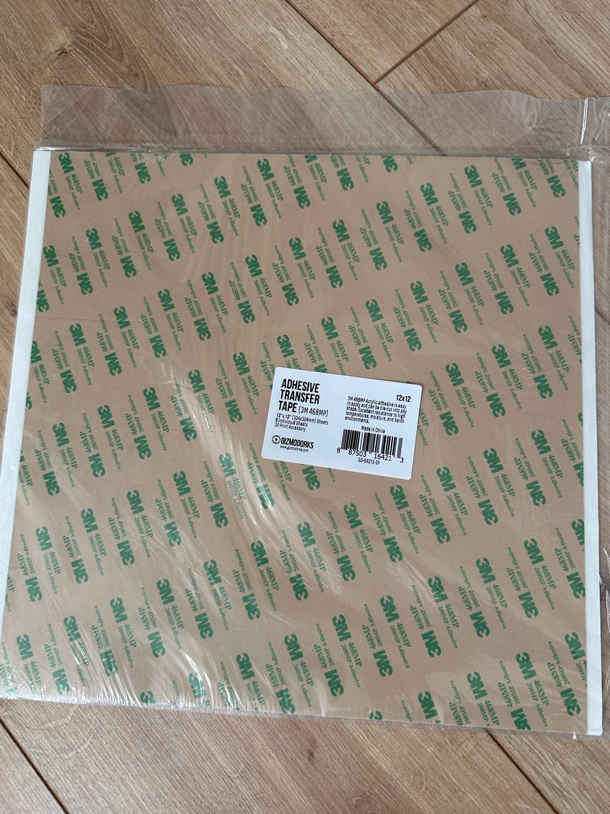 3M 468MP Zelfklevende Transfer Tape 12x12 inch (30x30cm), Ophalen, Nieuw