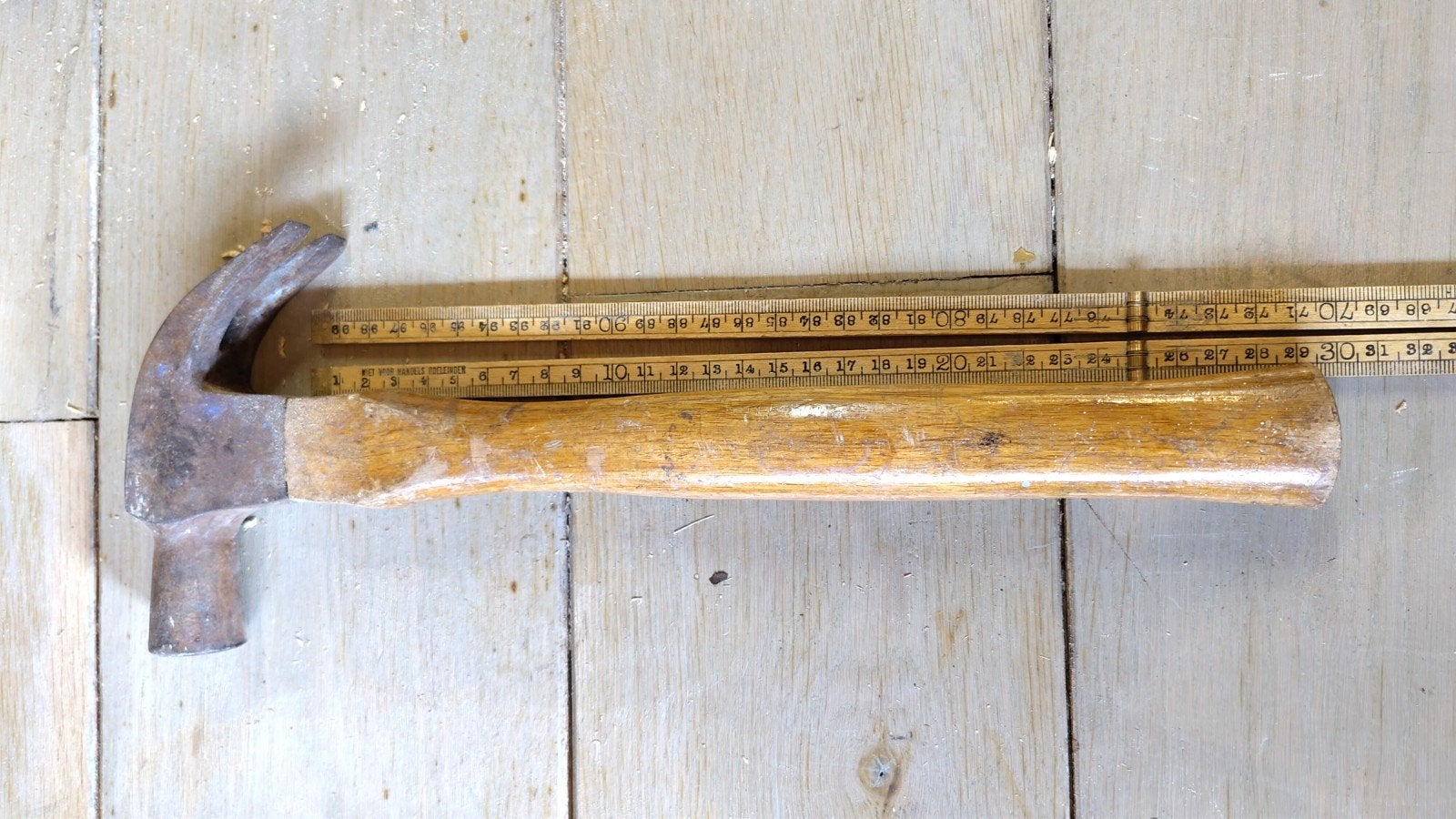 Antieke klauwhamer - Vintage gereedschap, Ophalen