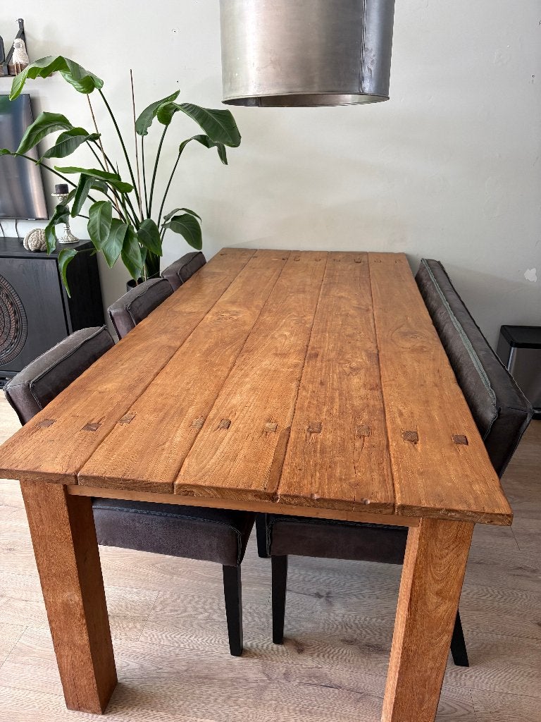 complete sfeervolle eetkamerset, Huis en Inrichting, Complete eetkamers, Gebruikt, 4 tot 6 stoelen, Ophalen