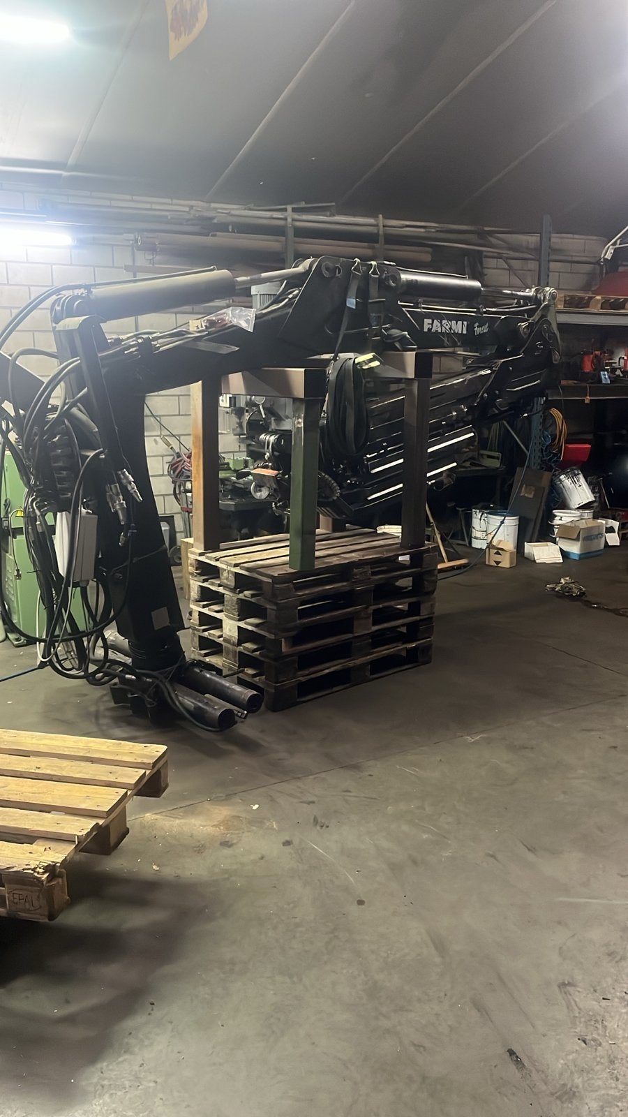 Farmi 5280 Bosbouwkraan te koop, Ophalen, Voertuig of Aanhanger