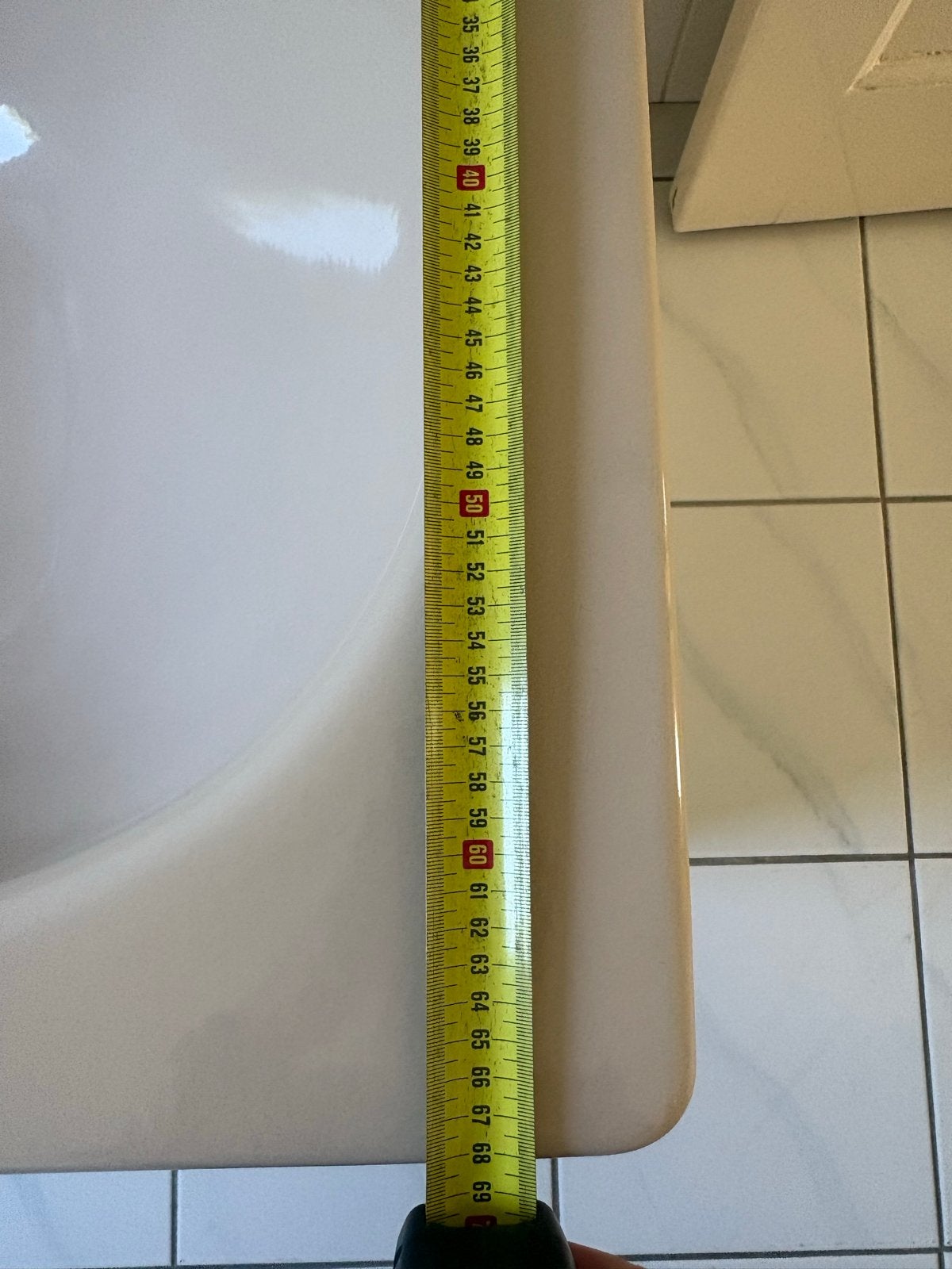 Bleekroze Sphinx sanitair, waskom met kleine chip, Ophalen, Gebruikt, Wastafel