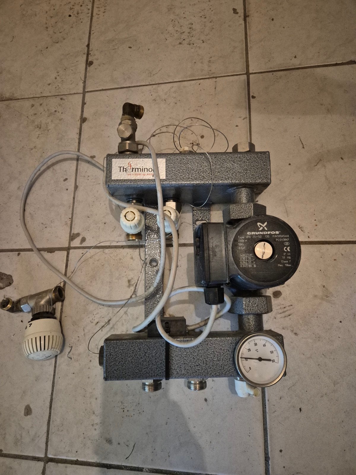Therminon 2 weg vloerverwarming., Gebruikt, Minder dan 30 cm, Overige typen, Minder dan 60 cm