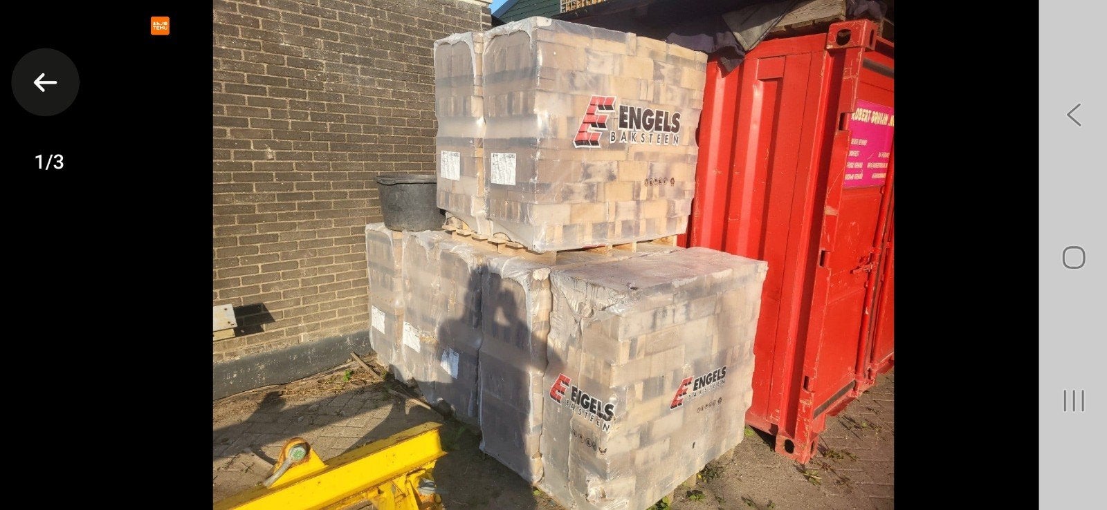 Engels Bakstenen - Nieuw op pallet, Ophalen, Nieuw, Bakstenen