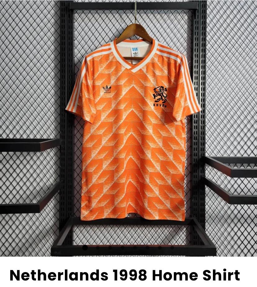 Nederlands voetbal WK 1998 thuisshirt Bergkamp, Maat L, Ophalen, Nieuw, Shirt