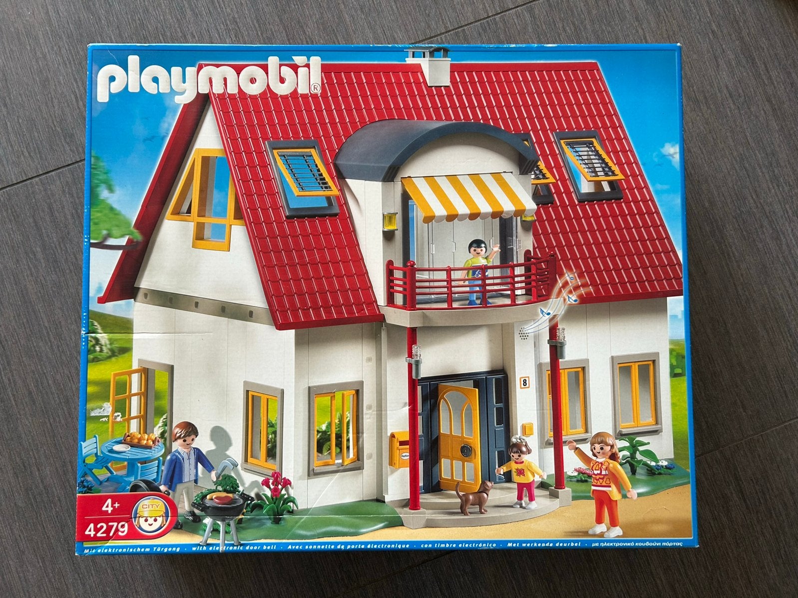 Playmobil Moderne Villa 4279/7387/7388 inclusief inrichting, Gebruikt, Gebouw, Complete set, Ophalen of Verzenden