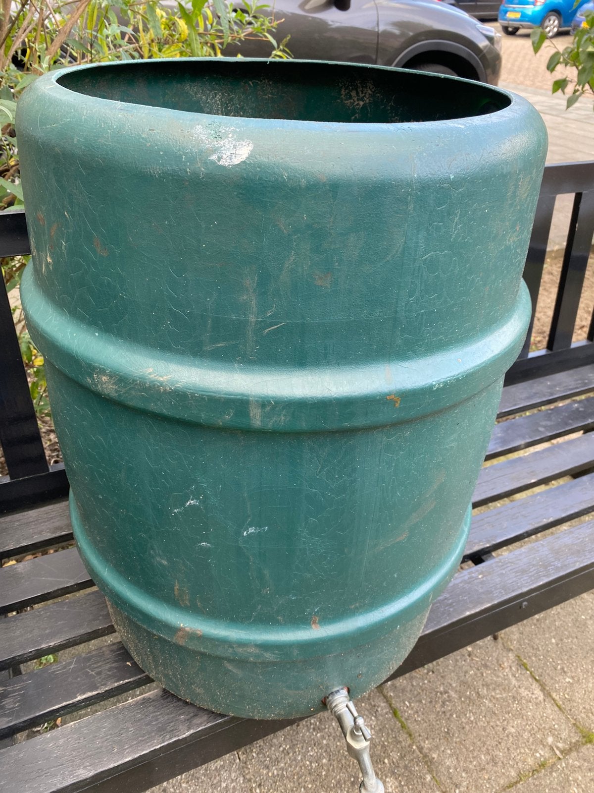 Regenton met kraan, Tuin en Terras, 75 tot 150 liter, Ophalen, Zo goed als nieuw