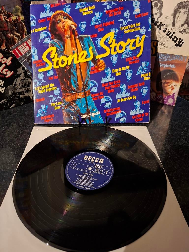 The Rolling Stones - Stones Story (2LP Vinyl)  1976, Cd's en Dvd's, Vinyl | Rock, Ophalen of Verzenden, Gebruikt, Overige formaten
