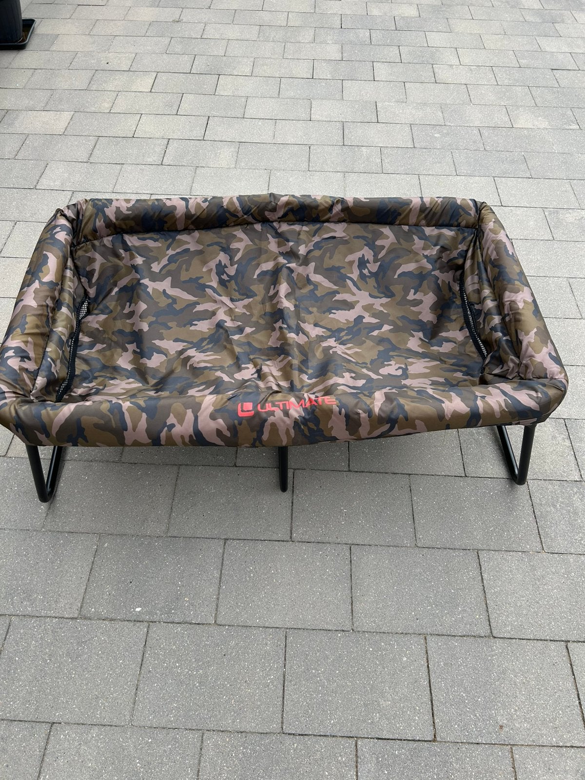 Ultimate Folding Carp Cradle Camo nieuw! Nooit gebruikt., Ophalen, Nieuw