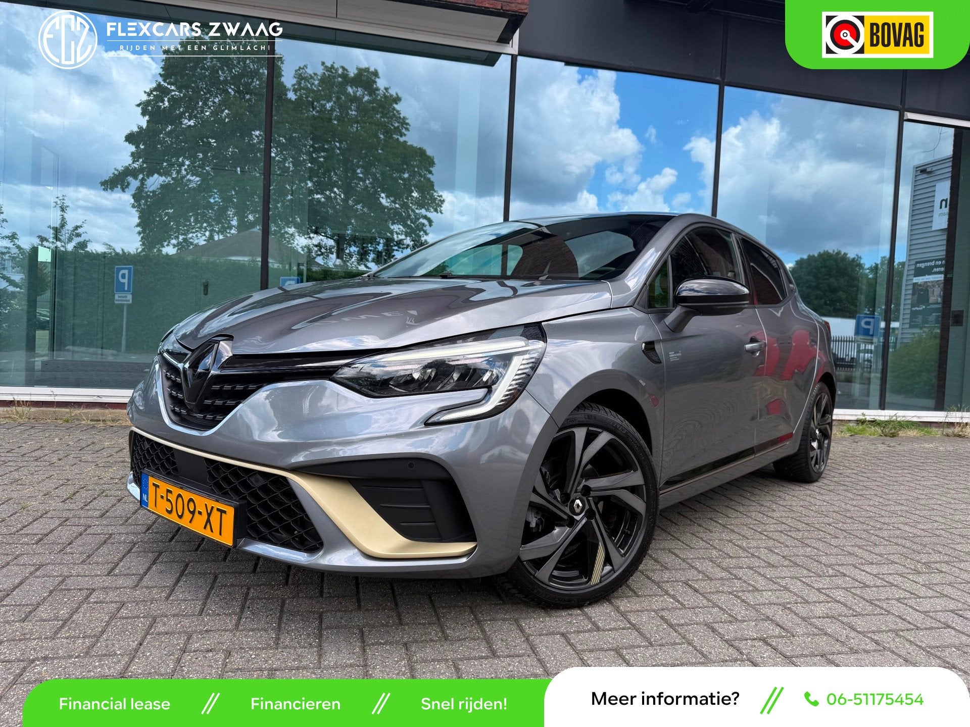 Renault Clio 1.6 E-Tech Hybrid 145 Engineered - Automaat - N, Auto's, 28 km/l, Gebruikt, 4 cilinders, Leder en Stof