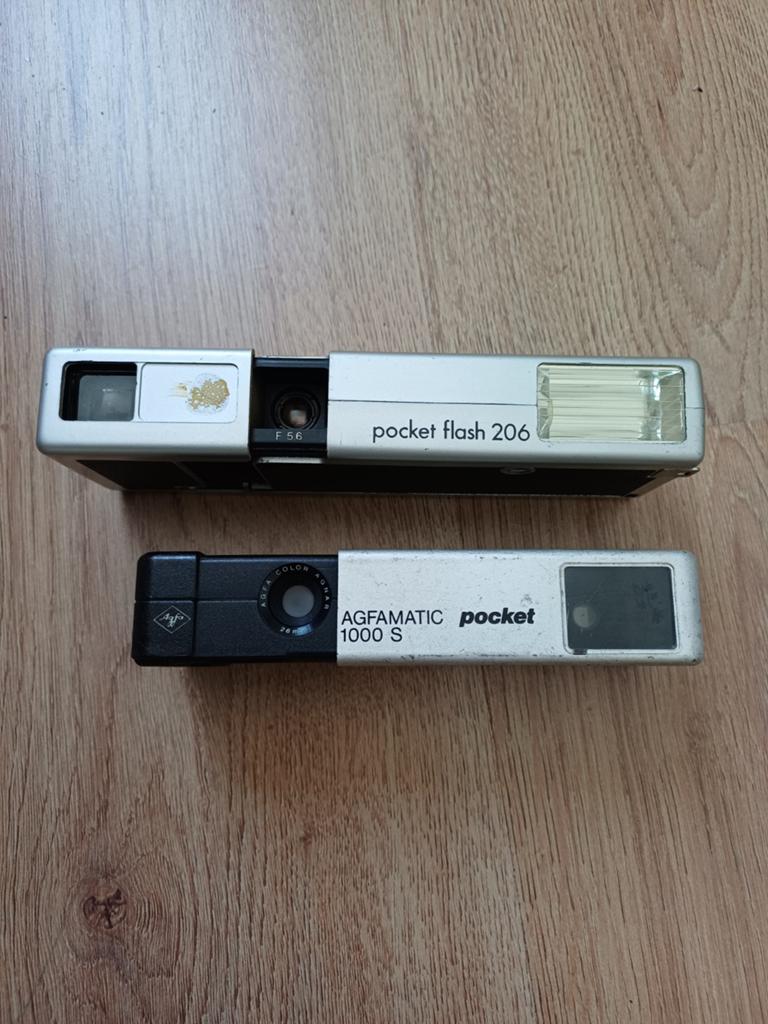 Vintage Agfamatic Pocket 1000 S & Pocket Flash 206 camera's, Ophalen, Gebruikt, Compact, Overige Merken