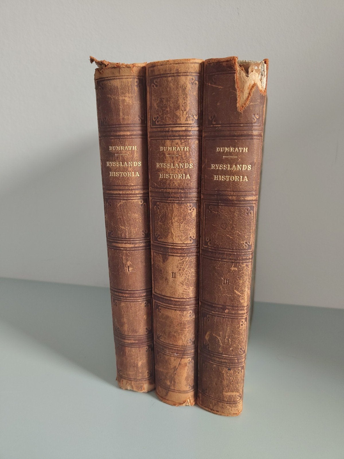 Vintage Antieke Boeken: Geschiedenis Rusland (1927, Zweed, Antiek en Kunst, Ophalen of Verzenden, Dunrath