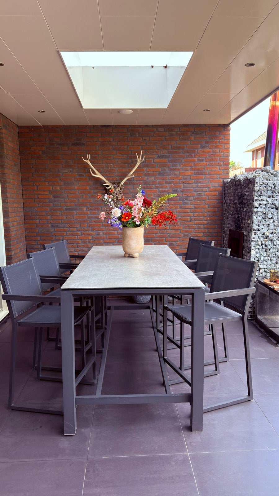 Moderne bar/ tuinset van life outdoor living, Ophalen, Eettafel, 6 zitplaatsen, Aluminium